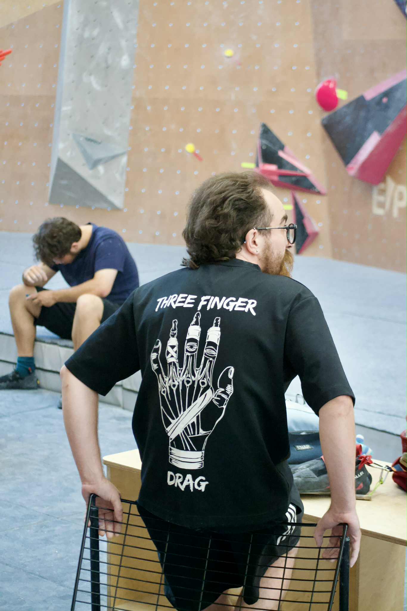 Three finger drag - Black