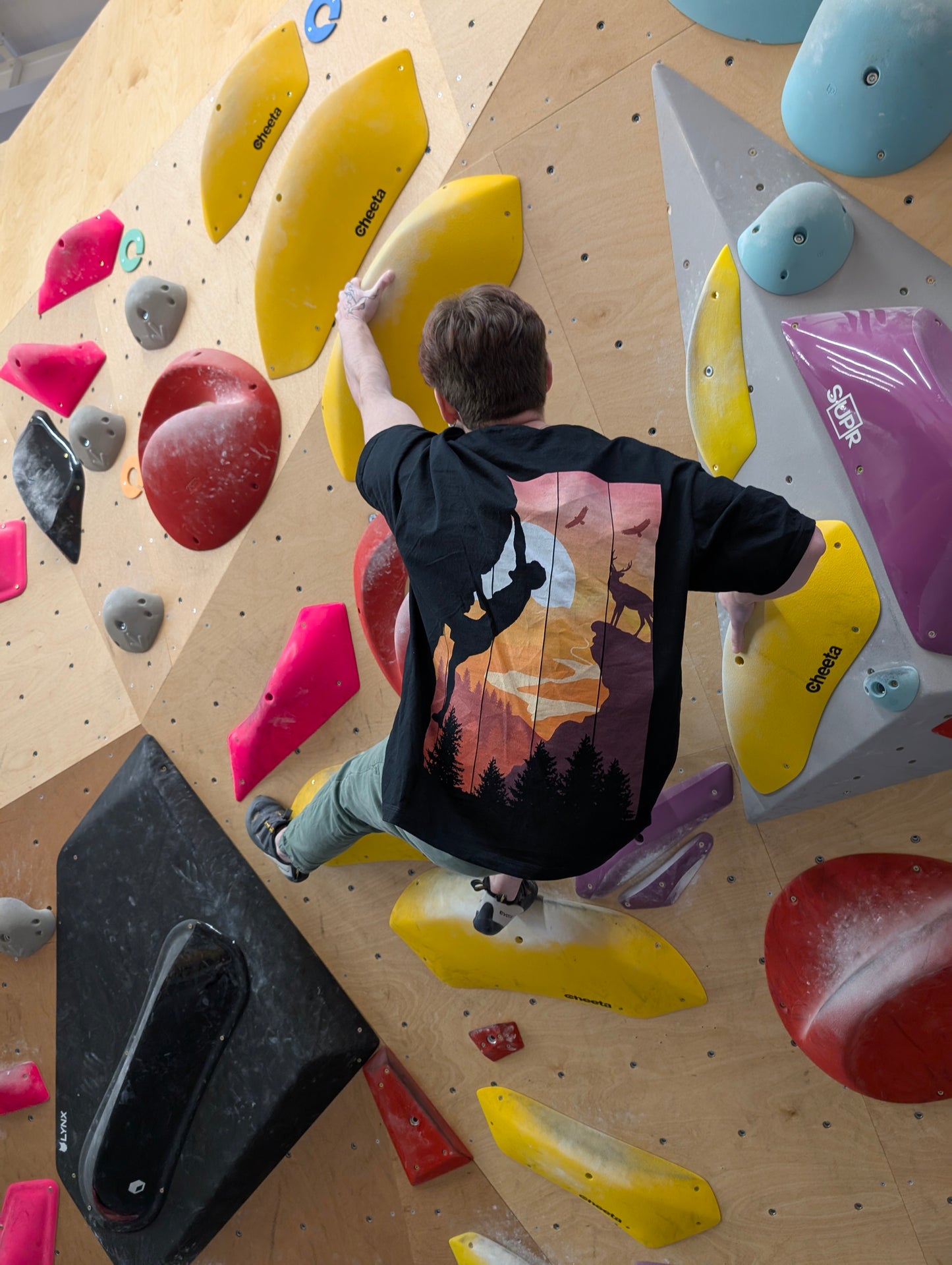 Climbing in the wild