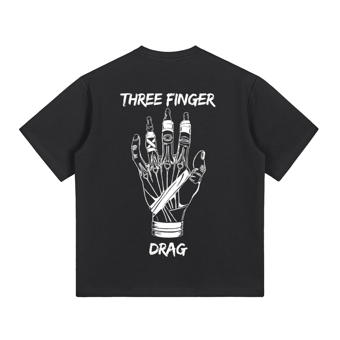 Three finger drag - Black